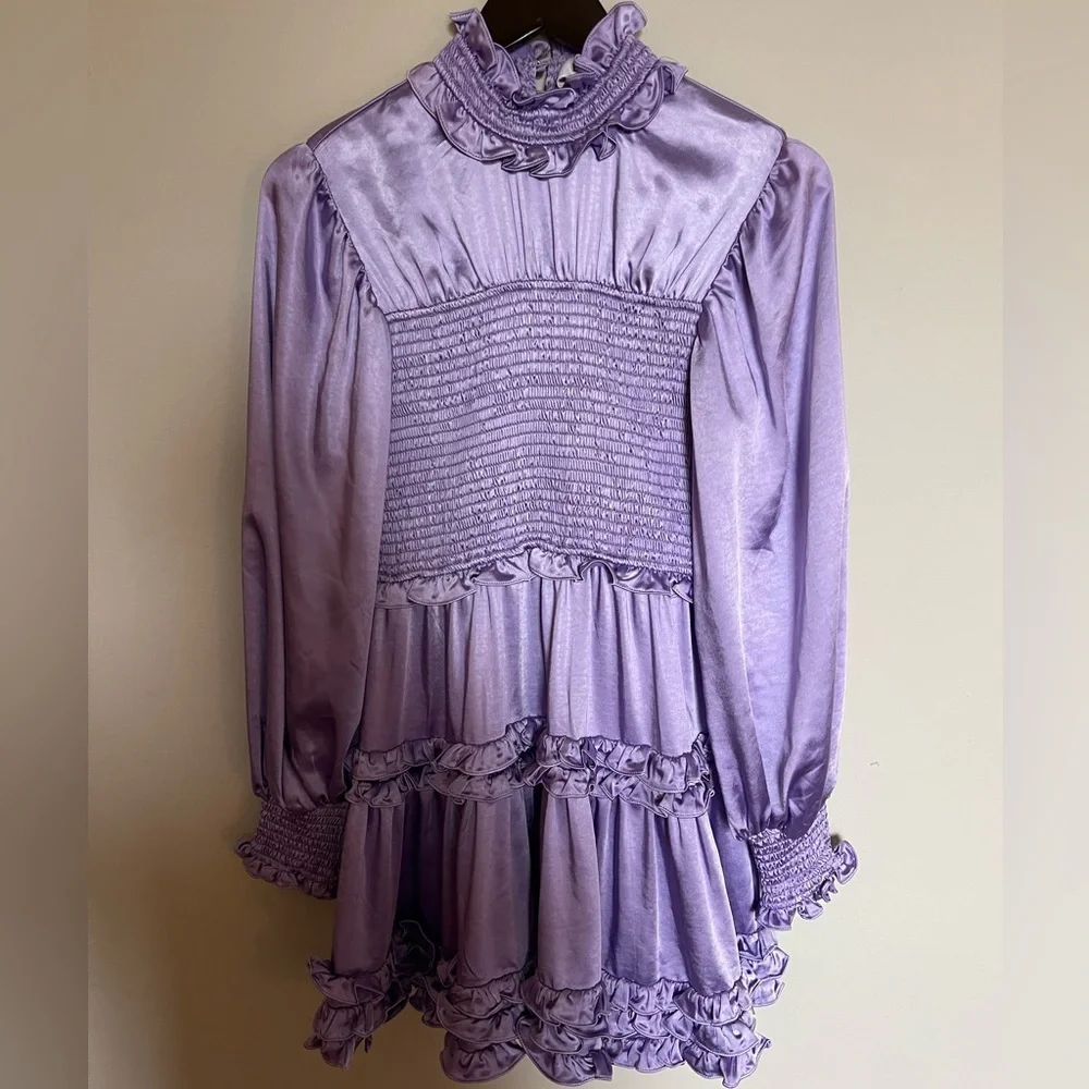 lavender lace mini dress LAVENDER LACE SHORT DRESS | CULT MIA